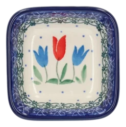 Kom Bunzlau Castle Vierkant Tulip Royal (70 ml)