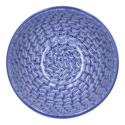 Bunzlau Castle Kom Waves Bowl on Foot 14,5 cm Clearance