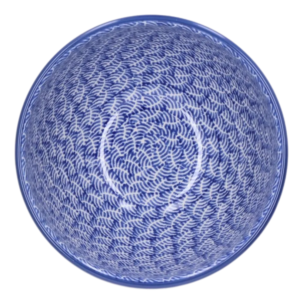 Bunzlau Castle Kom Waves Bowl on Foot 14,5 cm Clearance