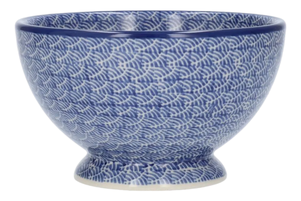 Bunzlau Castle Kom Waves Bowl on Foot 14,5 cm Clearance