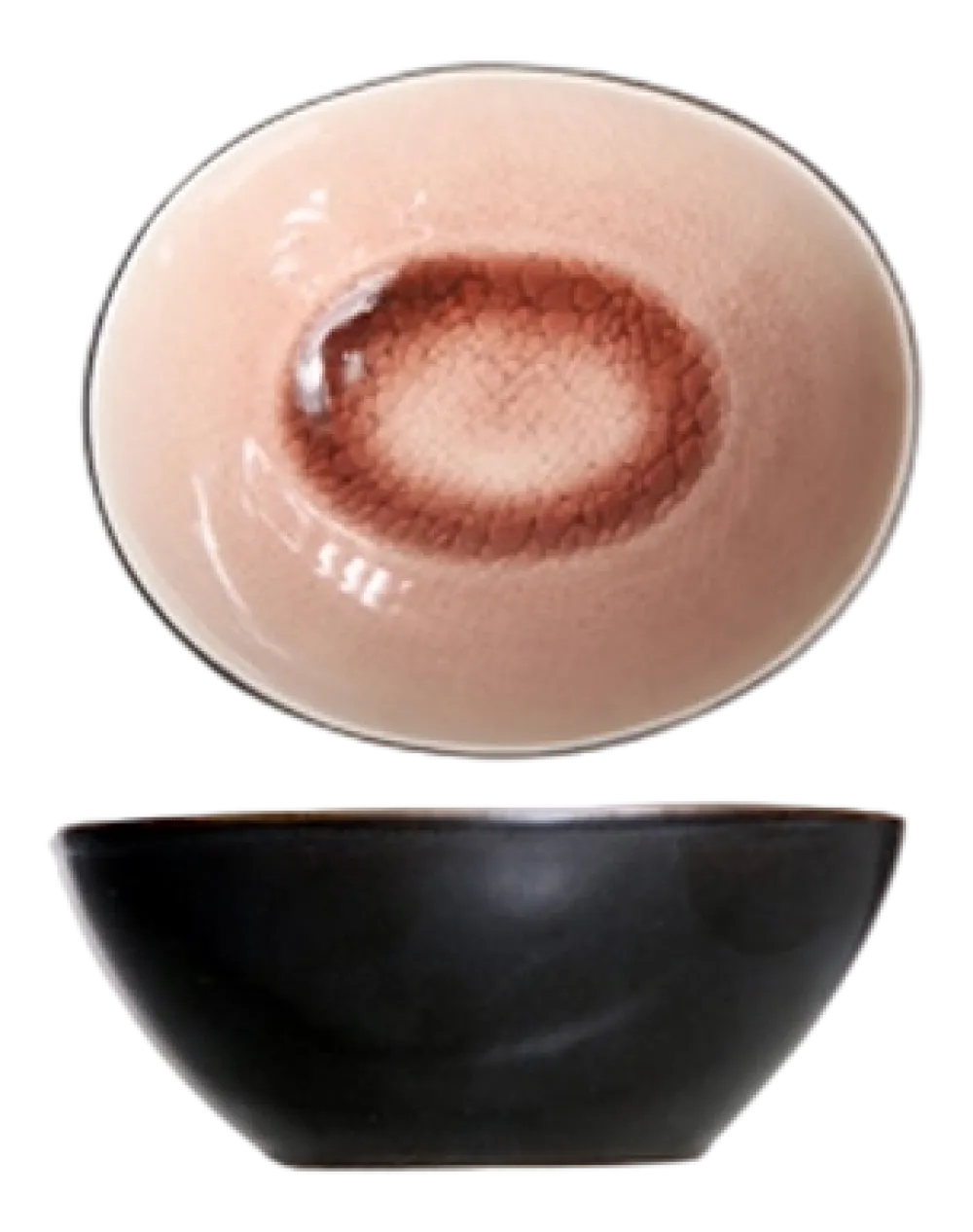 Cosy & Trendy Kom Laguna Old Rose 10,5 x 9 cm (Set van 12) Discount