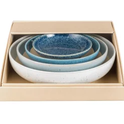 Kom Denby Studio Blue Nesting Bowl Mixed (Set van 4)