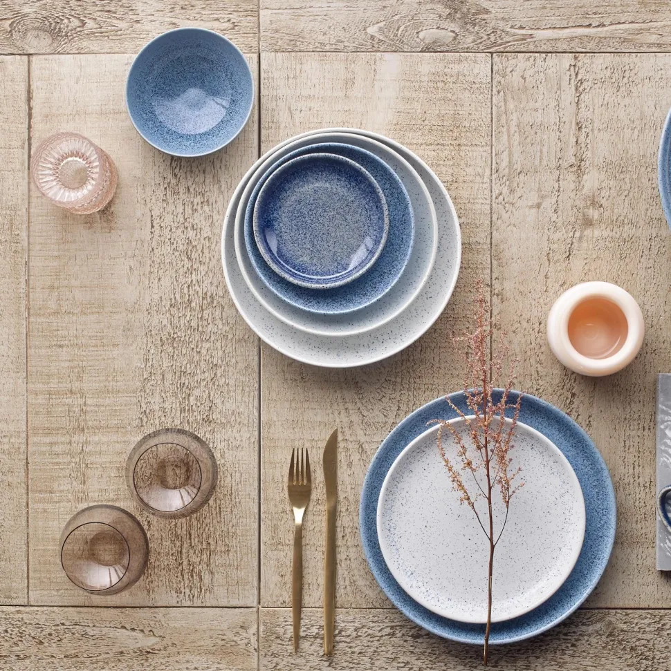 Kom Denby Studio Blue Nesting Bowl Mixed (Set van 4)