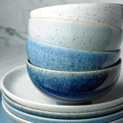 Kom Denby Studio Blue Nesting Bowl Mixed (Set van 4)