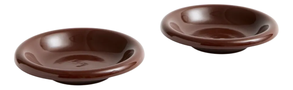 HAY Kom Barro Bowl Burgundy 20 cm (Set van 2) Best