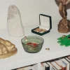 Kom Iittala Kastehelmi Schaal Dennengroen 11 cm