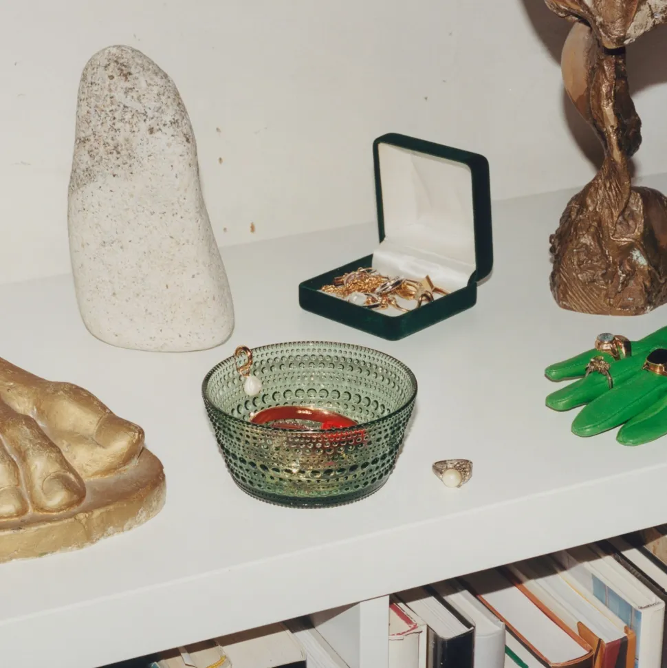 Kom Iittala Kastehelmi Schaal Dennengroen 11 cm