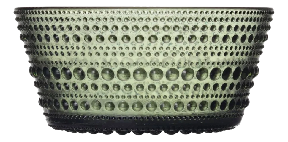 Kom Iittala Kastehelmi Schaal Dennengroen 11 cm