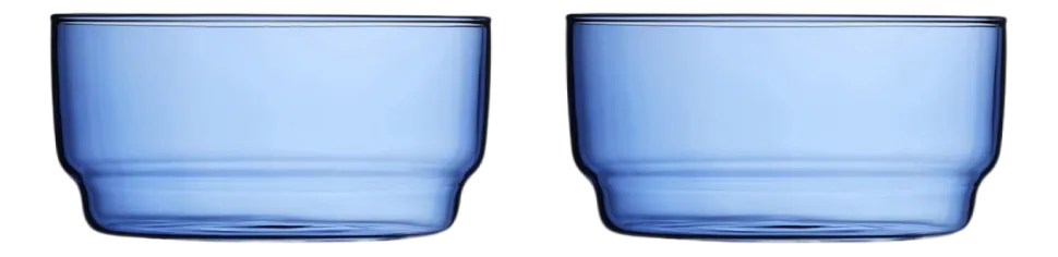 Kom Lyngby Torino Blue 12 cm (Set van 2)