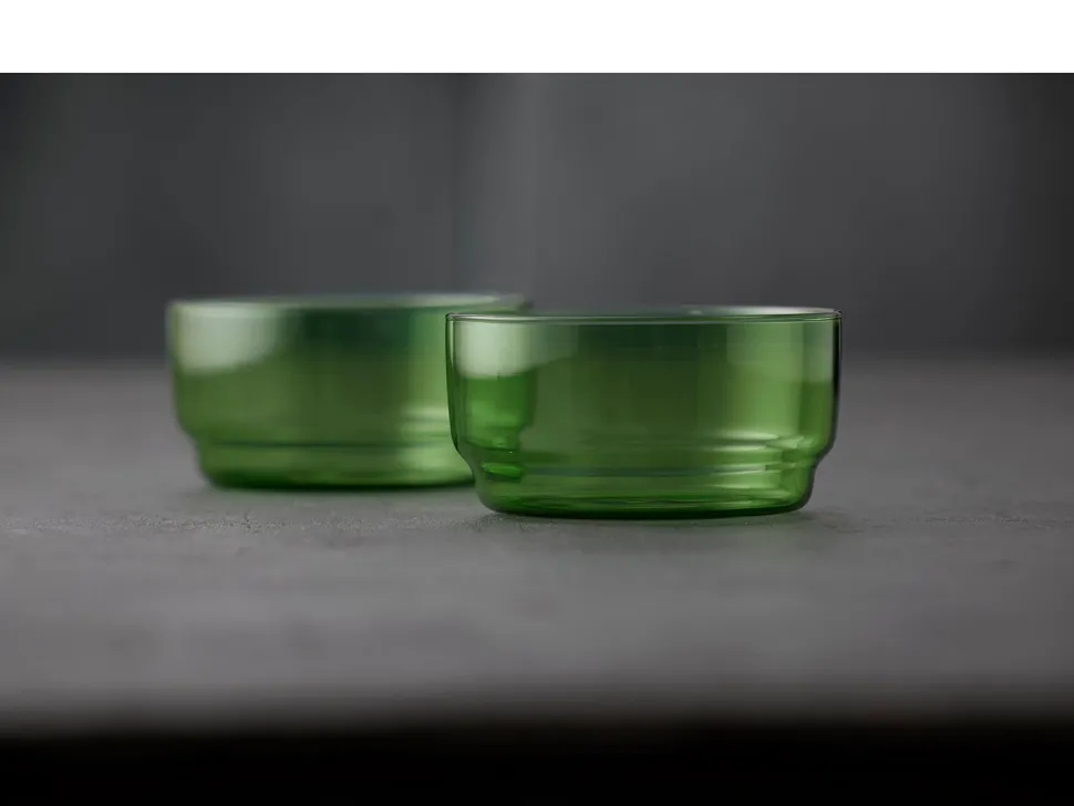 Kom Lyngby Torino Green 12 cm (Set van 2)