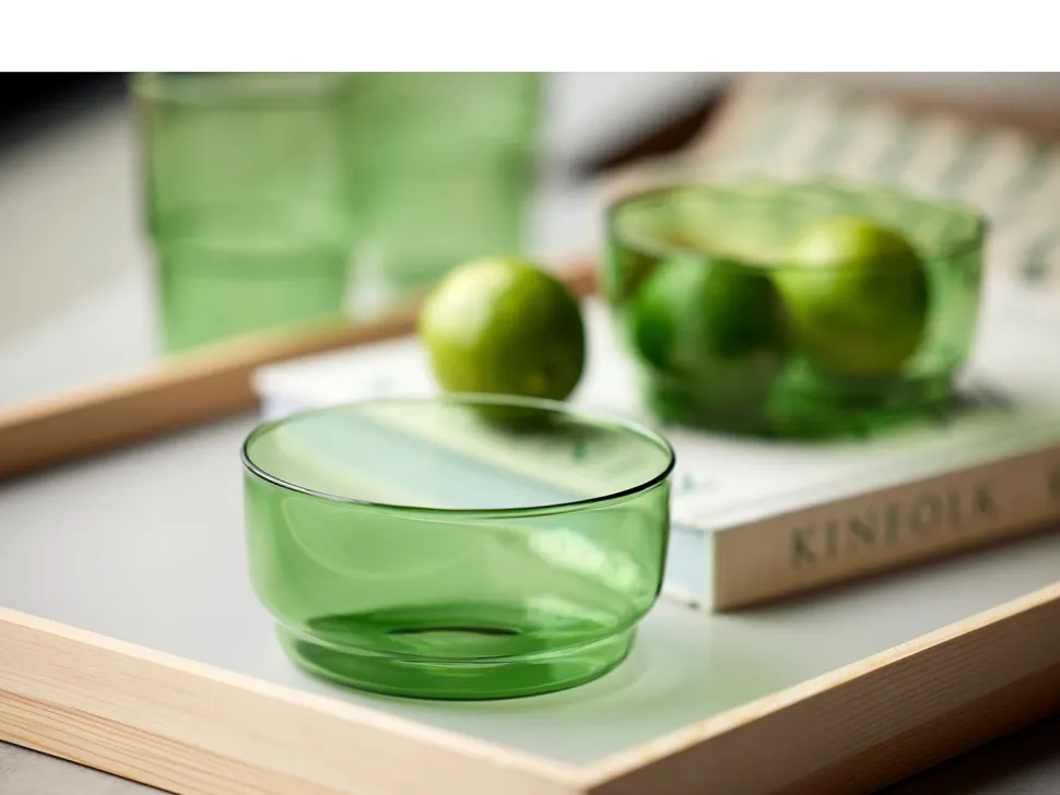 Kom Lyngby Torino Green 12 cm (Set van 2)