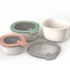 BergHOFF Kommenset Leo Line met Deksel (3-delig)