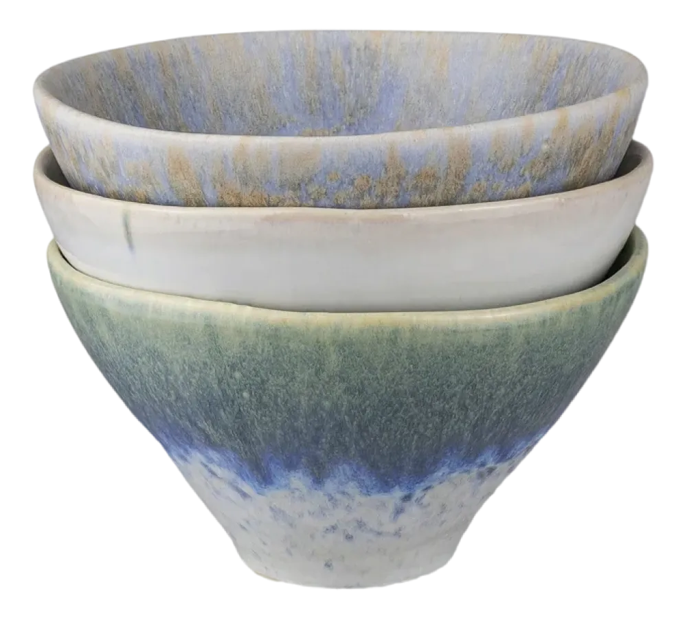 Mette Ditmer Kom Elements Small Blue Tones (Set van 3) Hot
