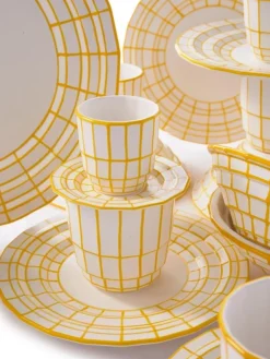 POLSPOTTEN Kom Digi Yellow S (Set van 2) Online