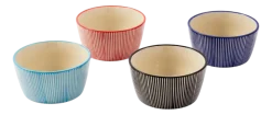 POLSPOTTEN Kom Marine Striped Multi (Set van 4) Best