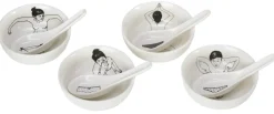 POLSPOTTEN Kom Undressed Ø11,5 cm (Set van 4)