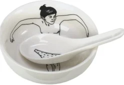 POLSPOTTEN Kom Undressed Ø11,5 cm (Set van 4)