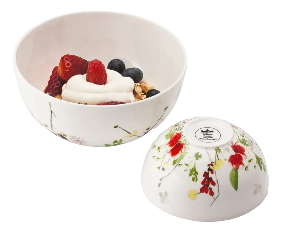 Kom Rosenthal Brillance Cereal Fleurs Sauvages 15 cm