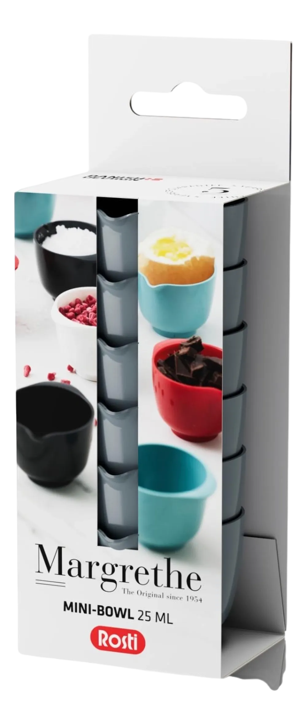 Rosti Kom Margrethe Mini Dusty Blue ABS 25 ml (Set van 6) Outlet