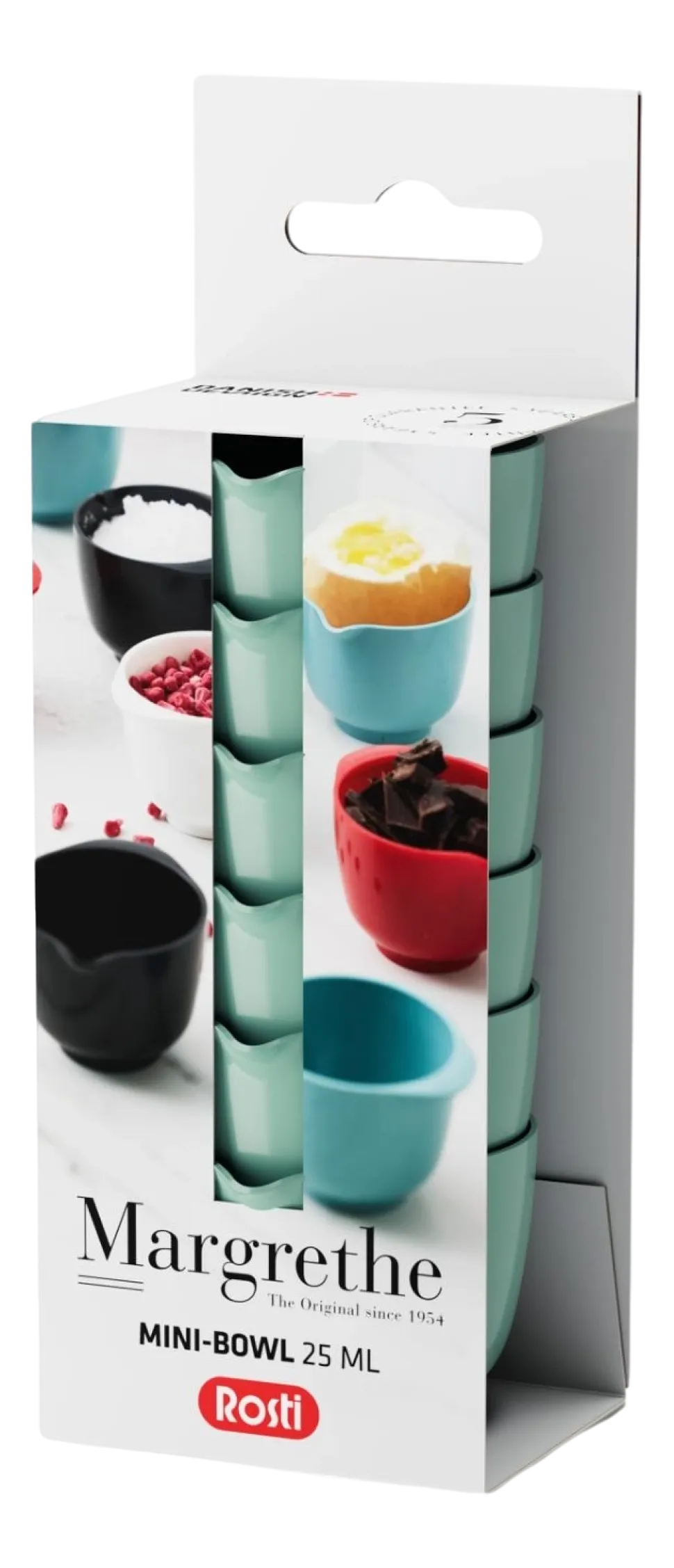 Kom Rosti Margrethe Mini Nordic Green ABS 25 ml (Set van 6)