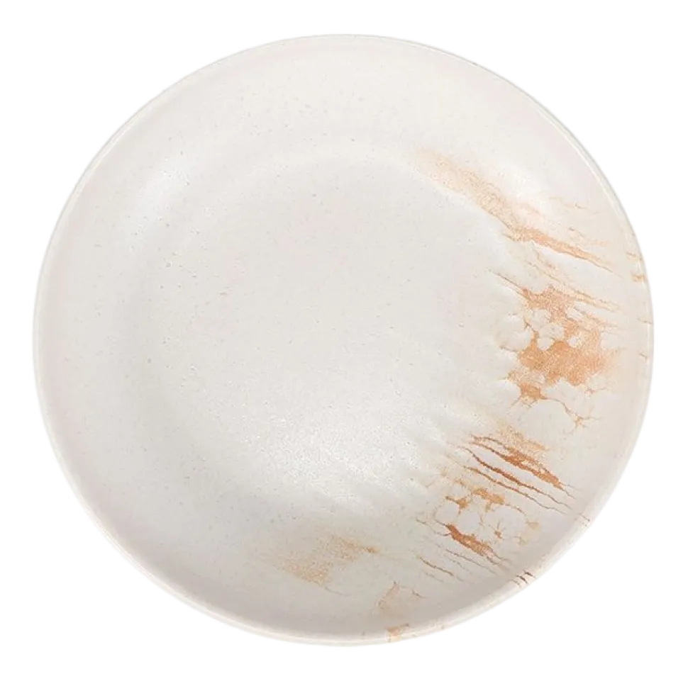 Kom Salt & Pepper Aquarel Desert Beige / Yellow 15,5 cm (Set van 4)