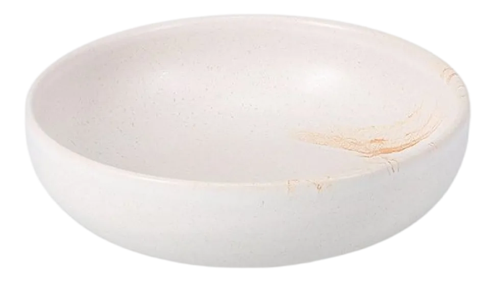 Kom Salt & Pepper Aquarel Desert Beige / Yellow 15,5 cm (Set van 4)