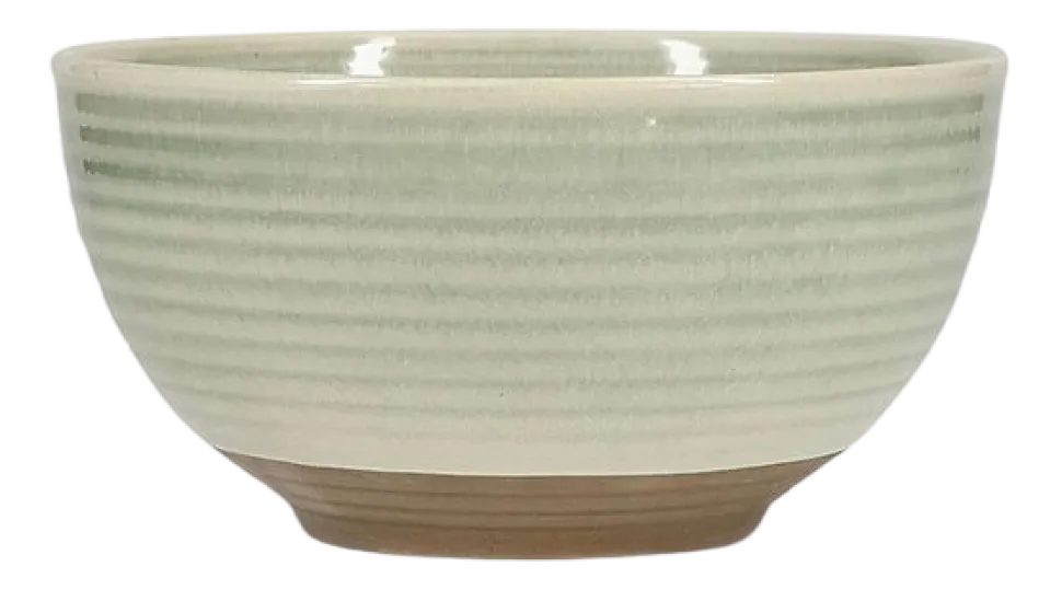 Kom Salt & Pepper Cameo Green / Dark Brown 18 cm (Set van 2)