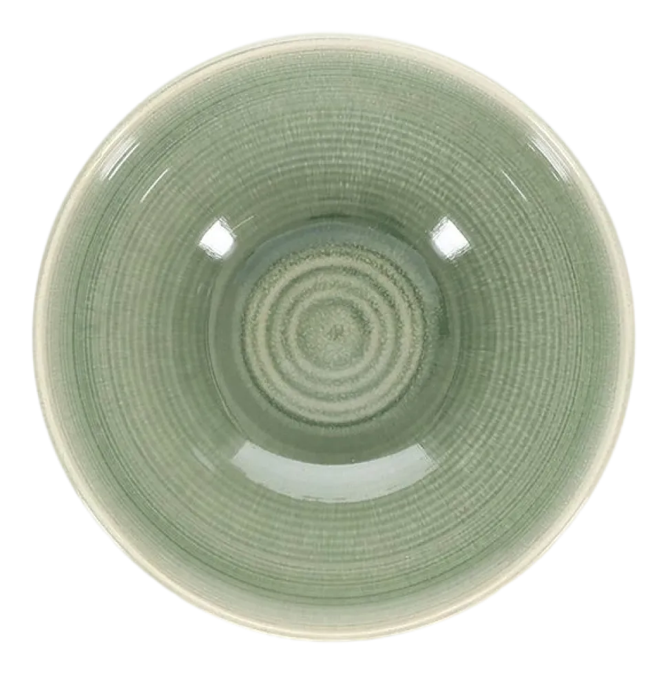 Kom Salt & Pepper Cameo Green / Dark Brown 18 cm (Set van 2)