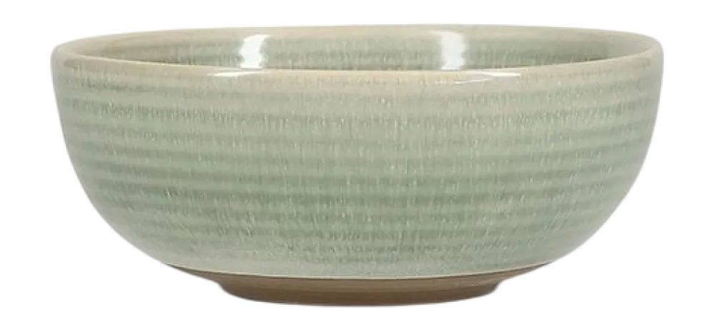 Salt & Pepper Kom Cameo Green / Dark Brown 16,5 cm (Set van 4) Best