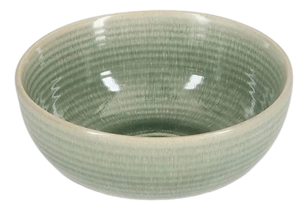 Salt & Pepper Kom Cameo Green / Dark Brown 16,5 cm (Set van 4) Best