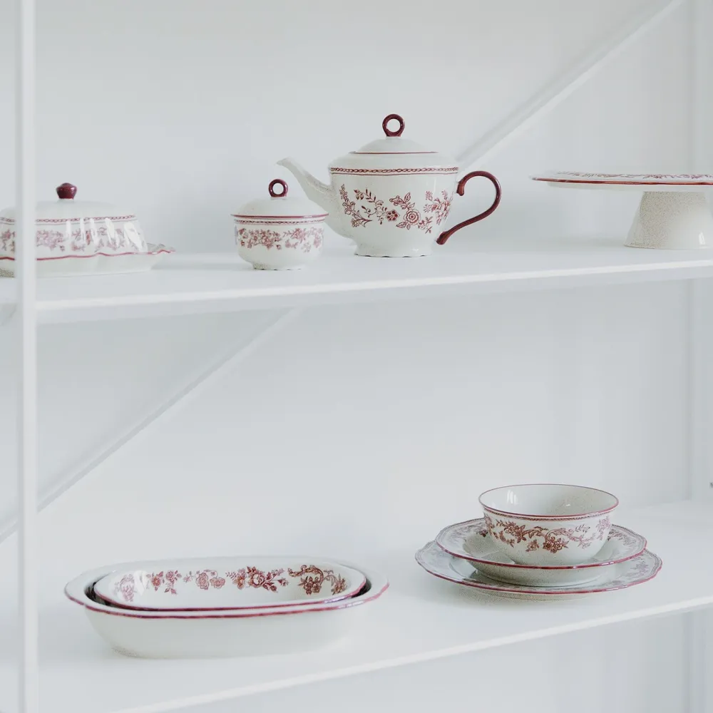Salt & Pepper Kom Cyril Burgundy 15 cm (Set van 4) Hot