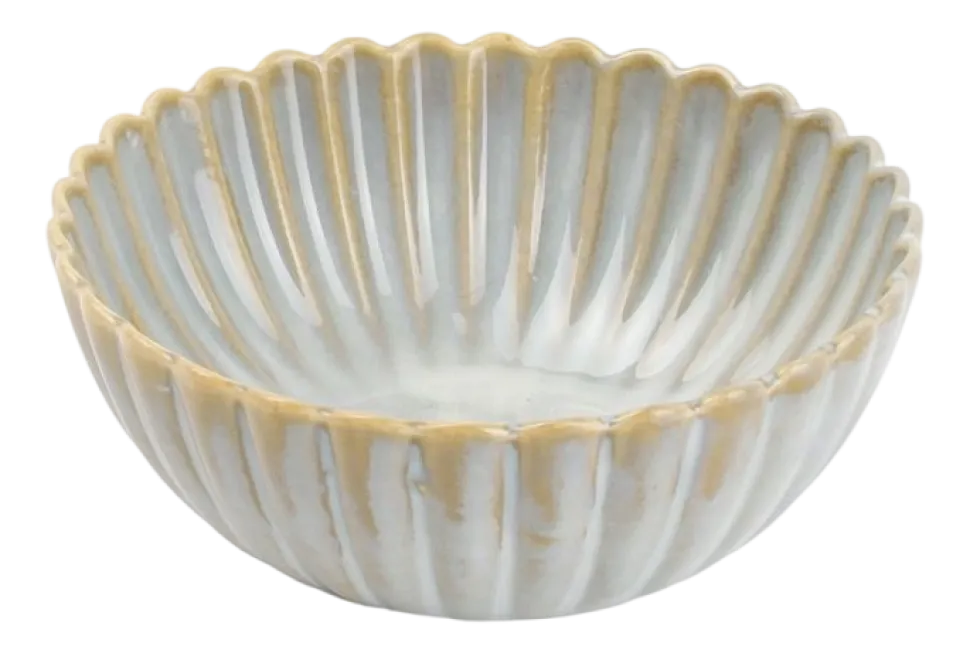 Kom Salt & Pepper Lotus White 10 cm (Set van 4)