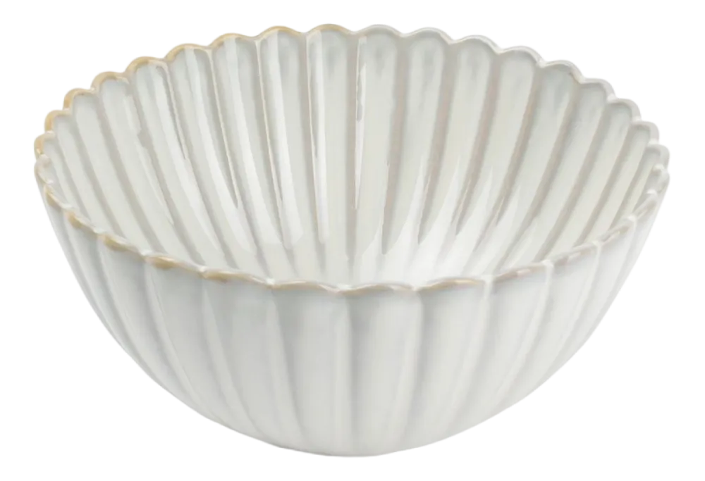 Salt & Pepper Kom Lotus White 16 cm (Set van 4) Sale