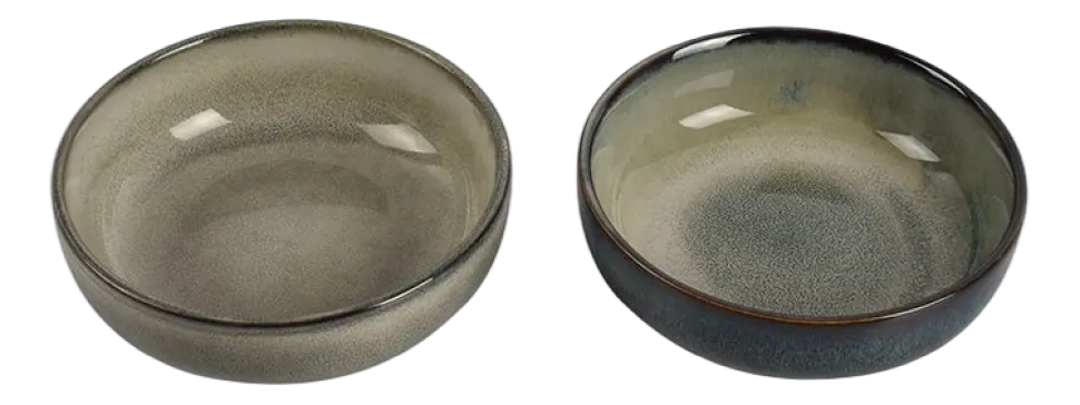 Kom Salt & Pepper Meridian Blue / Green 13 x H4 cm (Set van 4)