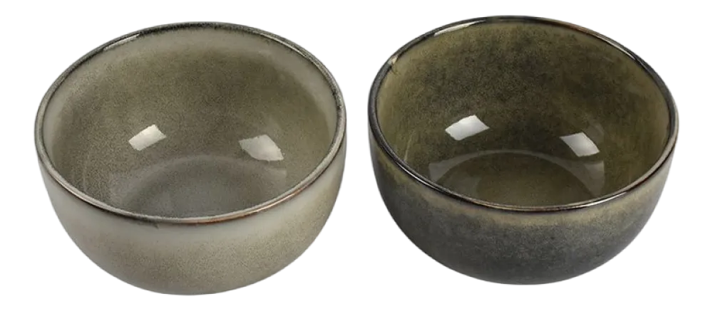 Salt & Pepper Kom Meridian Blue / Green 13 x 7 cm (Set van 4) Best