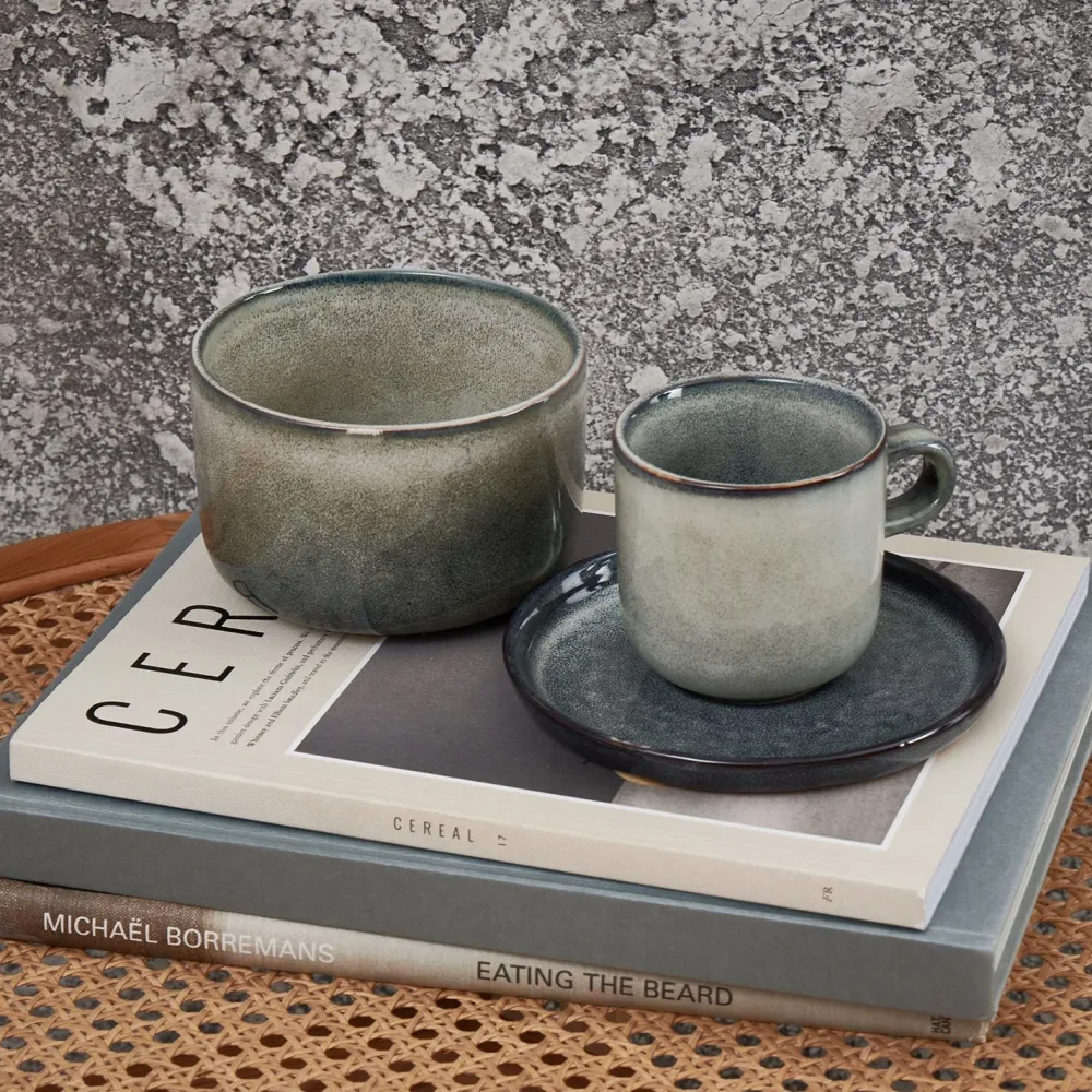 Salt & Pepper Kom Meridian Blue / Green 13 x 7 cm (Set van 4) Best