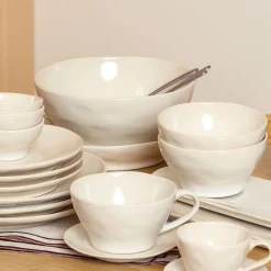 Salt & Pepper Kom Rocca Beige Beige 23,5 cm (Set van 4) Online
