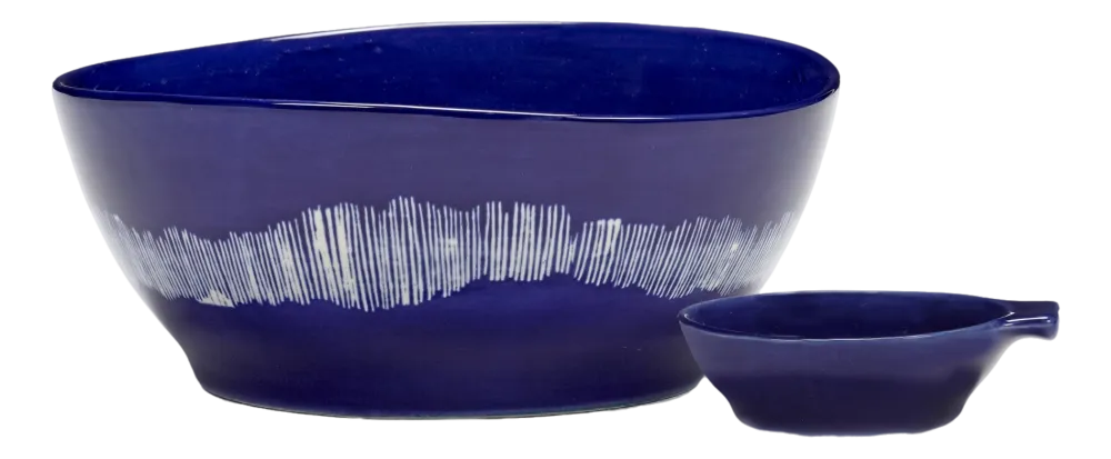 Serax Kom Feast tableware by Ottolenghi Blue White 18 cm Sale