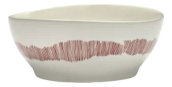 Serax Kom Feast Tableware By Ottolenghi White Red L 18 cm Best