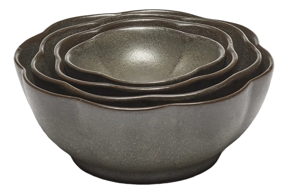 Serax Kom Inku Tableware Green M 11 cm Sale