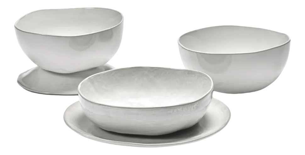 Kom Serax La Mère Tableware By Marie Michielssen Off White L 22 cm