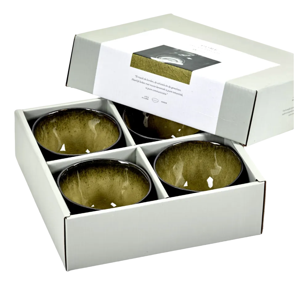 Serax Kom M Green Pure Black 10 cm