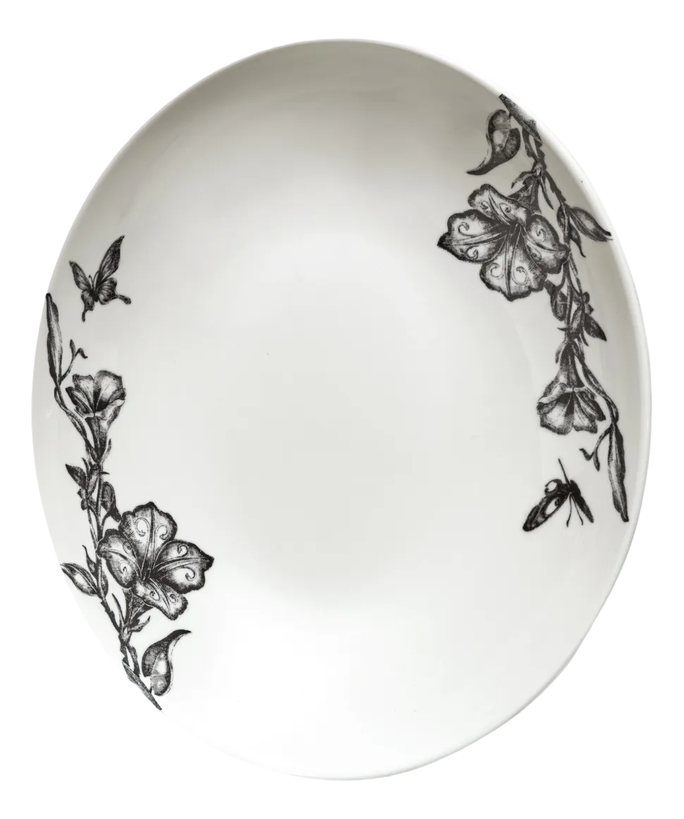Kom Serax Oval M Magical Blossom Unity White 23 cm