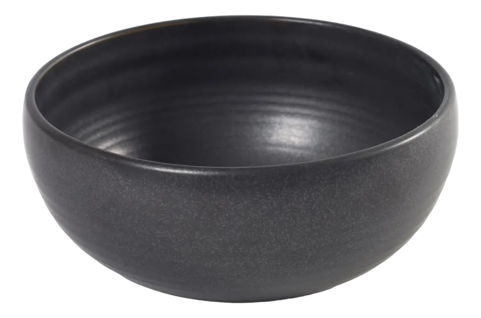 Kom Serax Pure Tableware By Pascale Naessens Black M 17,5 cm