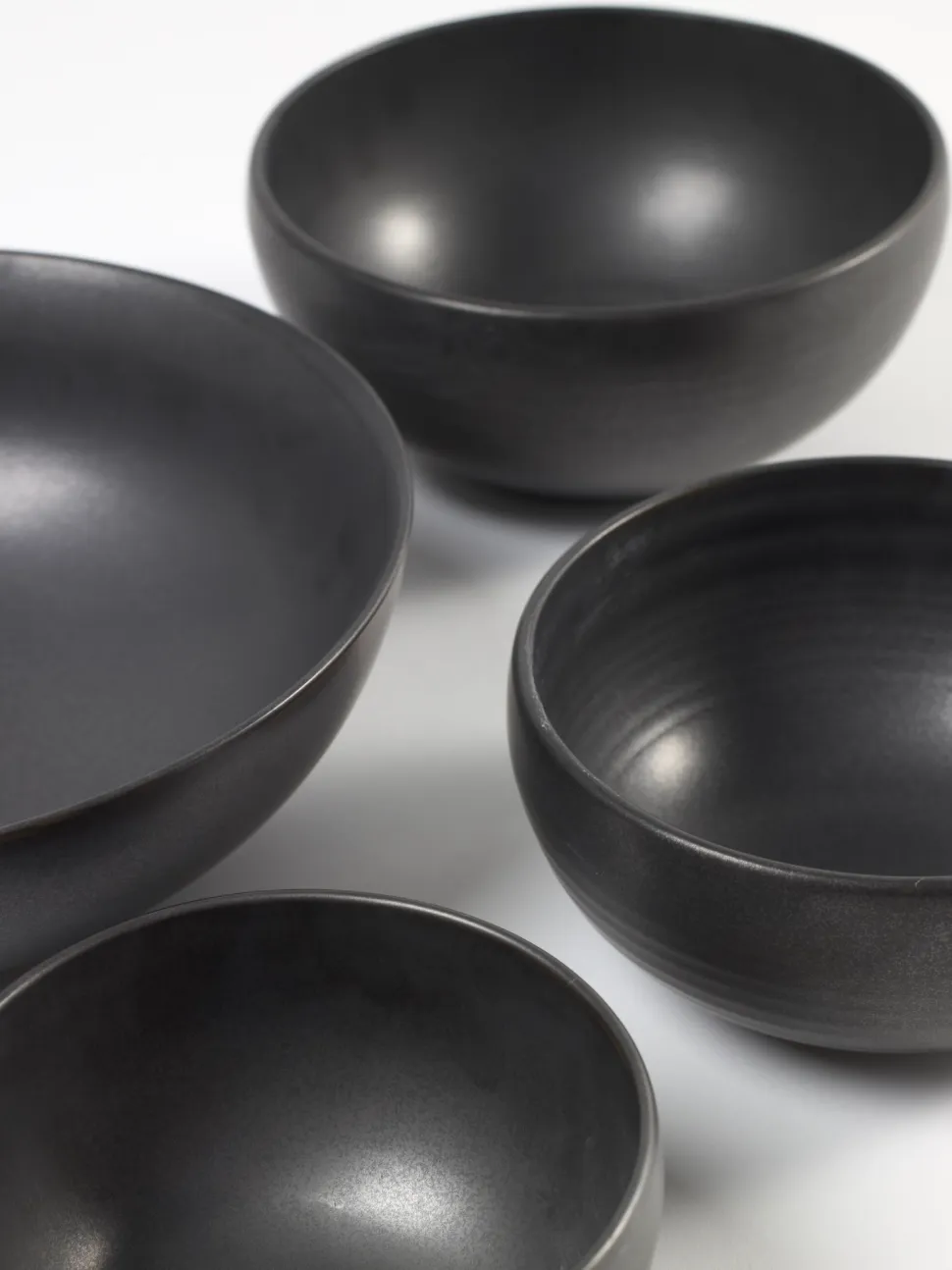 Serax Kom Pure Tableware By Pascale Naessens Black Clearance