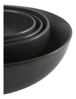 Kom Serax Pure Tableware By Pascale Naessens Black XL 28,3 cm
