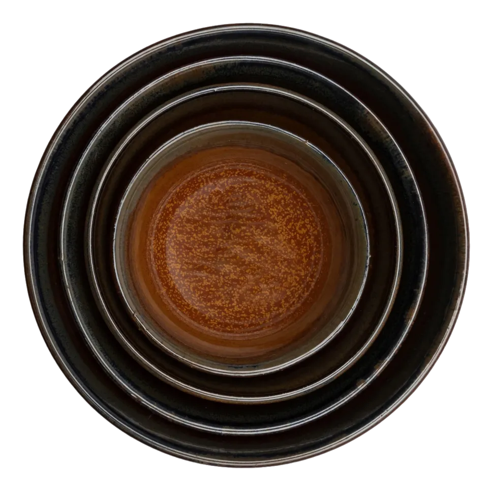 Kom Serax Surface Tableware By Sergio Herman Rusty Brown L 13 cm
