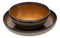 Kom Serax Surface Tableware By Sergio Herman Rusty Brown L 23,5 cm