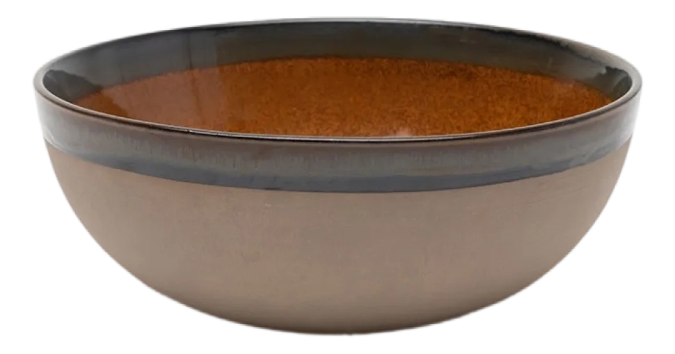 Kom Serax Surface Tableware By Sergio Herman Rusty Brown L 23,5 cm
