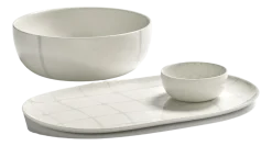 Kom Serax Zuma Tableware By Kelly Wearstler White L 28,5 cm